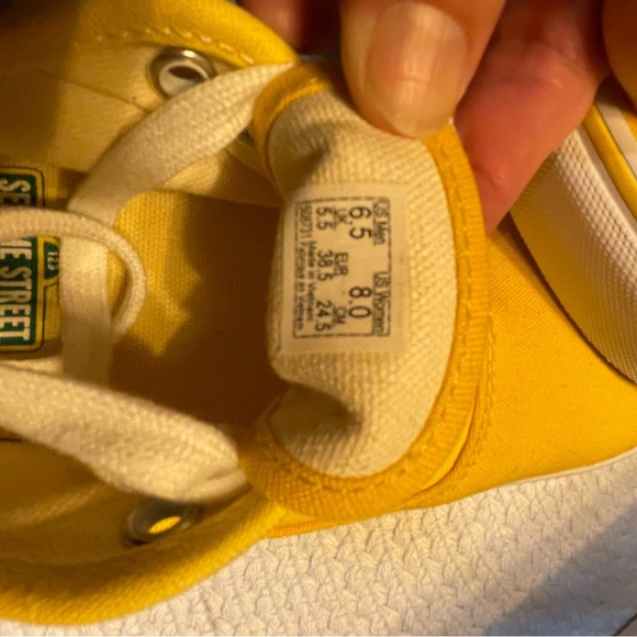 Sesame Street Vans Yellow Sneakers - Picture 9 of 10